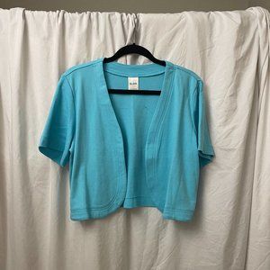 Aqua Crop Shrug